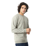 Knitted Casual Pullover - Red Circle