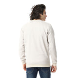 V-Neck Fog Knitted Pullover - Red Circle