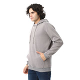 Solid Comfy Stone Hoodie - Red Circle