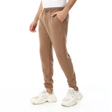 Comfy Elastic Waist Pickle Sweatpants - Red Circle