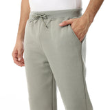 Comfy Elastic Waist Pickle Sweatpants - Red Circle