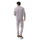 Crew Neck With Elastic Ankle Tracksuit Set - Red Circle