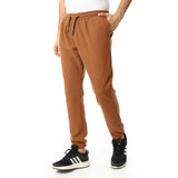 Regular Comfy Elastic Waist Sweatpants - Red Circle