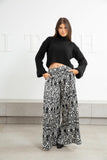 High Waisted Printed Pants - Allura