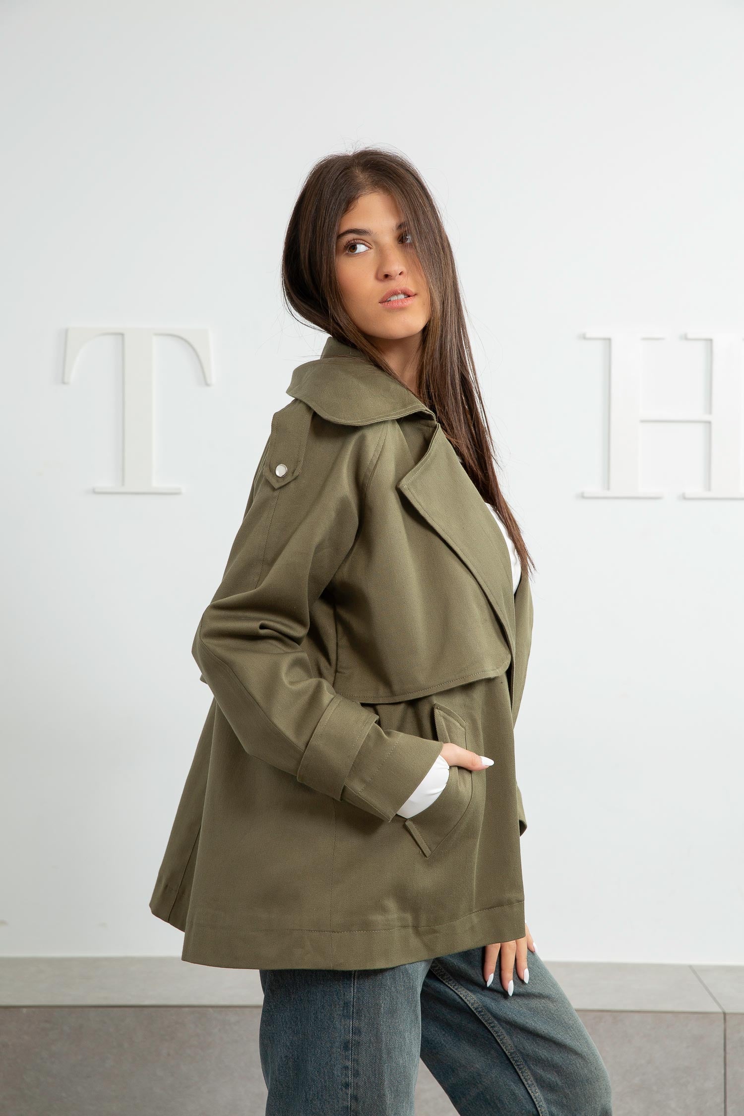 Trench Gabardine Jacket - Amaze – MITCHA