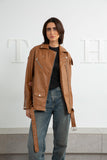 Biker Leather Jacket - Mitcha Label