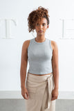 Ribbed Cropped Tank Top - Cozy
