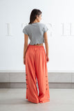 Orange Side Slit Pants - Zola