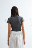Ribbed Cropped T-shirt - Cozy