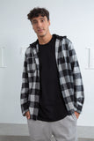 Relaxed Fit Overshirt with Hoodie - Mitcha Label
