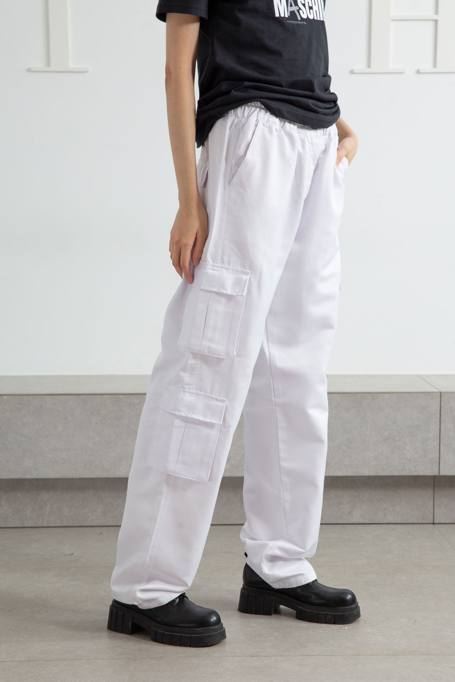 White Cargo Pants - SK shop