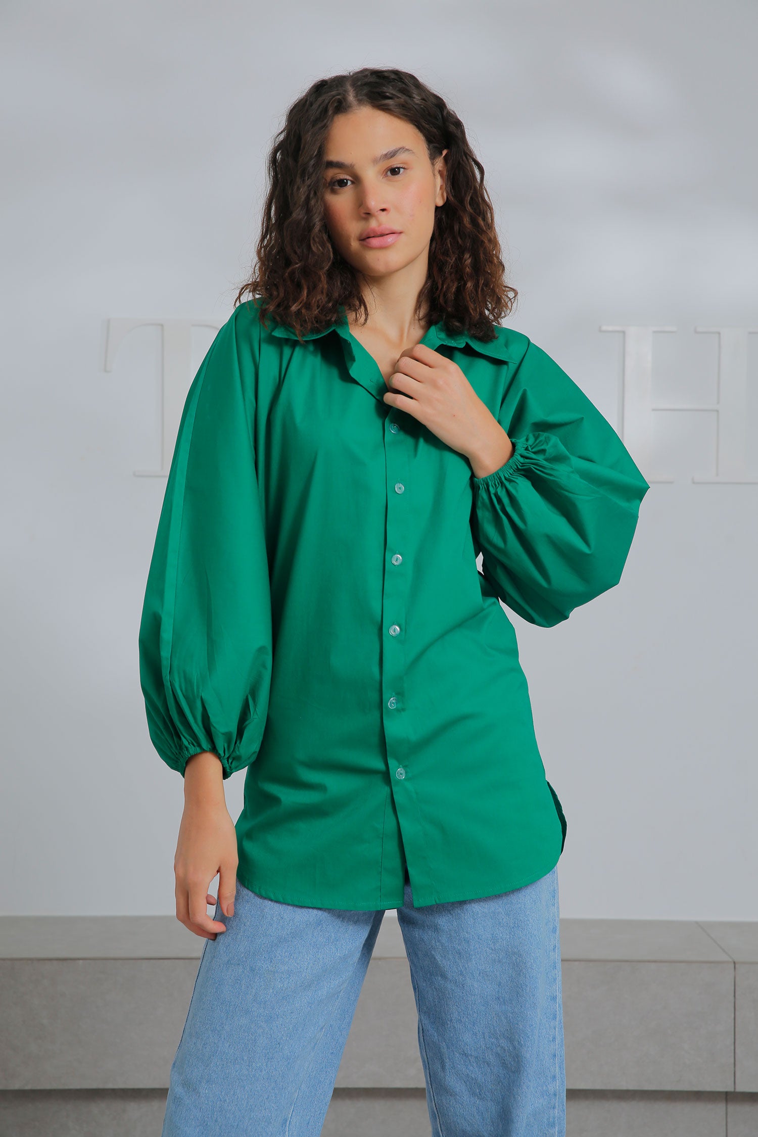 Mitcha Label Puffed Shirt