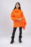 Open Shoulder Knitted Pullover - Aida