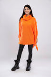 Open Shoulder Knitted Pullover - Aida