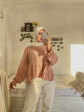 Puff Sleeves Disty Blouse - Allura