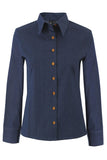 Visage Denim Cotton Shirt - Bardees