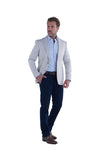 Regular Fit Linen Blazer  - Cellini