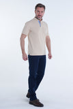 Bomber Collar Polo Shirt - Cellini