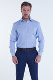 Long Sleeved Pinstripe Shirt - Cellini
