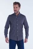 Long Sleeved Checkered Shirt (303102) - Cellini
