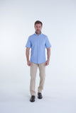 Short Sleeved Oxford Shirt - Cellini