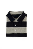 Short Sleeved Striped Polo Shirt (80035) - Cellini