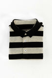 Short Sleeved Striped Polo Shirt (80029) - Cellini