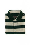 Short Sleeved Striped Polo Shirt (80029) - Cellini