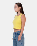 Basic Cotton Sleeveless Top
 - Kava