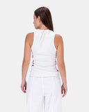 Basic Cotton Sleeveless Top
 - Kava