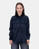 Printed Satin Shirt (2013) - Kava