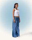 Women Waves Wide Leg Jeans (2000) - Kava