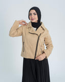 Suede Zipper Jacket - Allura