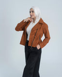 Suede Zipper Jacket - Allura