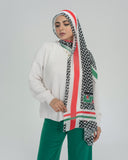 Palestine Chiffon Scarf - Allura