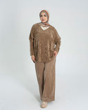 Wide Leg Corduroy Pants - Allura