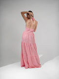 Camille Halter Neck Maxi Dress- KC Shop