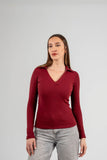 V-Neck Ribbed Top - EIAP