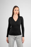 V-Neck Ribbed Top - EIAP