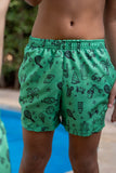 Boys Sea Swim Shorts - Cactus