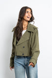 Trench Breasted Jacket - Mitcha Label