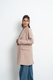 Oversized Crepe Blazer - Mitcha Label