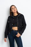 Pinned Cropped Jacket - Amaze