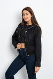 Pinned Cropped Jacket - Amaze