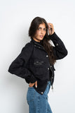 Pinned Cropped Jacket - Amaze