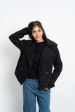 Cropped Safari Wool Jacket - Mitcha Label