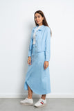 Colorful Gabardine Skirt - Azul