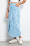 Colorful Gabardine Skirt - Azul