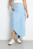 Colorful Gabardine Skirt - Azul