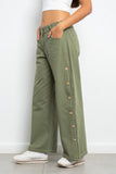 Buttoned Up Trousers - Azul